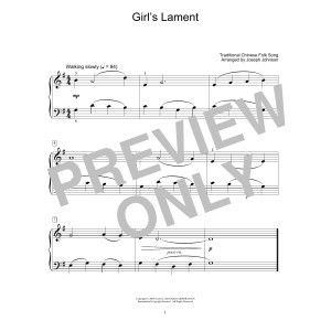 Girl's Lament (arr. Joseph Johnson)