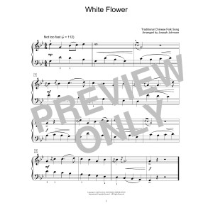 White Flower (arr. Joseph Johnson)
