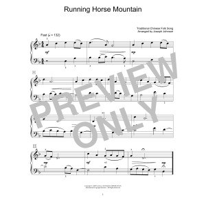 Running Horse Mountain (arr. Joseph Johnson)