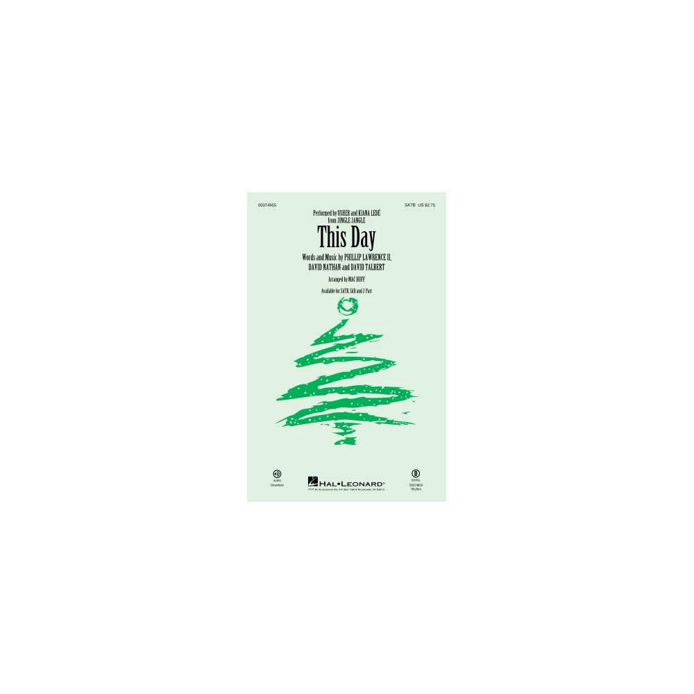 This Day (from Jingle Jangle) (arr. Mac Huff) - Synthesizer