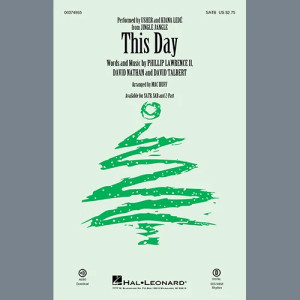 This Day (from Jingle Jangle) (arr. Mac Huff) - Drums