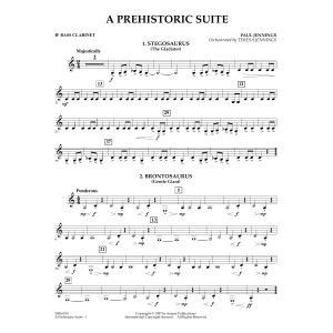 A Prehistoric Suite - Bb Bass Clarinet