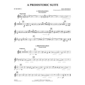 A Prehistoric Suite - Bb Trumpet 1