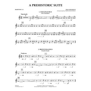 A Prehistoric Suite - Baritone T.C.