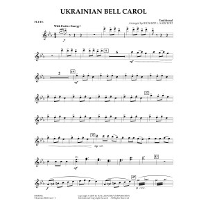 Ukrainian Bell Carol (arr. Richard L. Saucedo) - Flute
