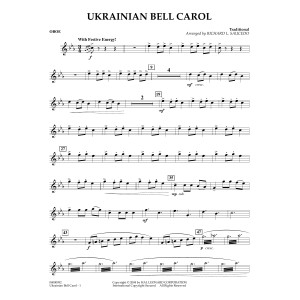 Ukrainian Bell Carol (arr. Richard L. Saucedo) - Oboe