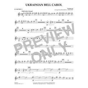 Ukrainian Bell Carol (arr. Richard L. Saucedo) - Bb Trumpet 1