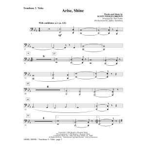 Arise, Shine (arr. Tom Fettke) - Trombone 3/Tuba