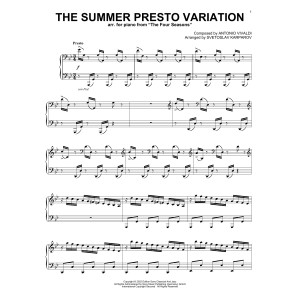 The Summer Presto Variation (as performed by Gabriele Bagnati)