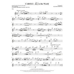 Carols (A Cantata for Congregation and Choir) (Orchestra) - Flute