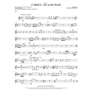 Carols (A Cantata for Congregation and Choir) (Orchestra) - Oboe