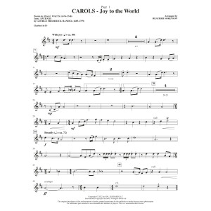 Carols (A Cantata for Congregation and Choir) (Orchestra) - Bb Clarinet