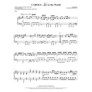 Carols (A Cantata for Congregation and Choir) (Orchestra) - Piano