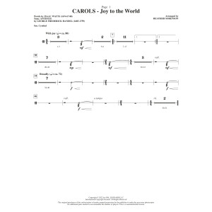 Carols (A Cantata for Congregation and Choir) (Orchestra) - Suspended Cymbal