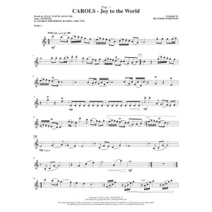 Carols (A Cantata for Congregation and Choir) (Orchestra) - Violin 1