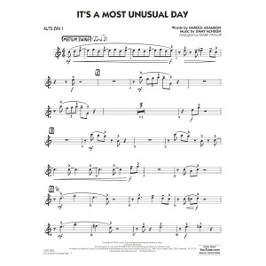 It's a Most Unusual Day (arr. Mark Taylor) - Alto Sax 1