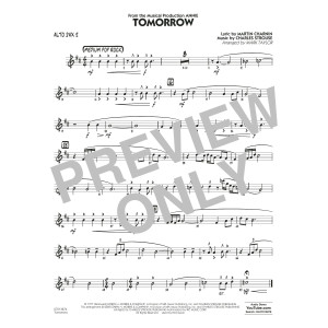 Tomorrow (from Annie) (arr. Mark Taylor) - Alto Sax 2
