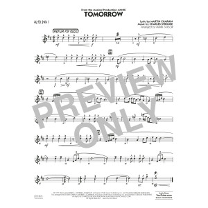 Tomorrow (from Annie) (arr. Mark Taylor) - Alto Sax 1