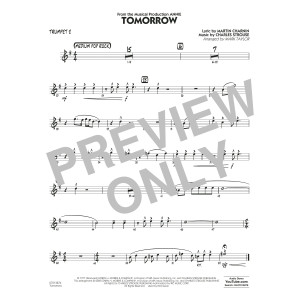 Tomorrow (from Annie) (arr. Mark Taylor) - Trumpet 2