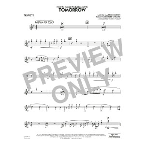 Tomorrow (from Annie) (arr. Mark Taylor) - Trumpet 1