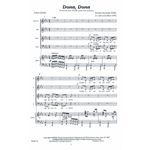 Dona, Dona (arr. Joshua Jacobson)