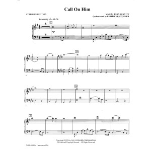 Call on Him - Keyboard String Reduction