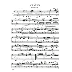 Sonatina In F Major, Op. 36, No. 4
