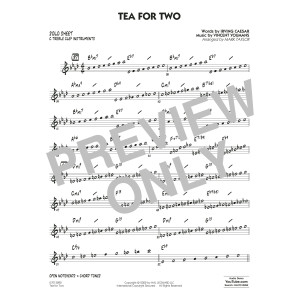 Tea for Two (arr. Mark Taylor) - C Solo Sheet