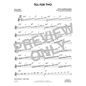 Tea for Two (arr. Mark Taylor) - Eb Solo Sheet