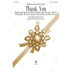 Thank You (arr. Mac Huff)