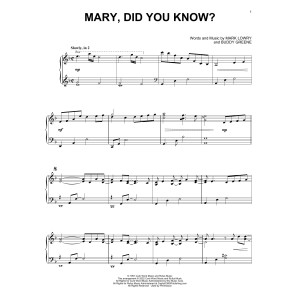 Mary, Did You Know?