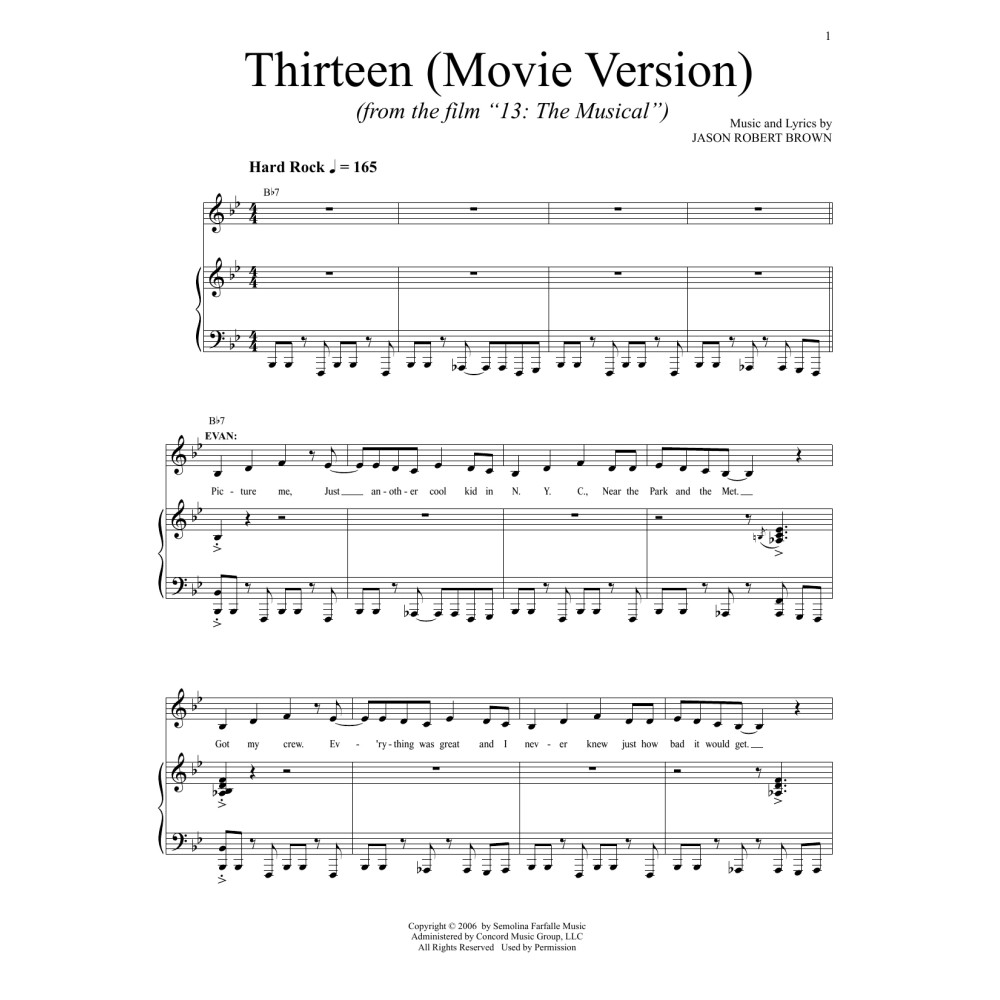 Thirteen (from 13: The Musical) (Netflix film)