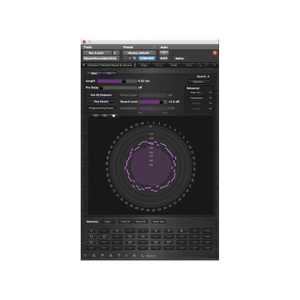 Dspatial Reverb