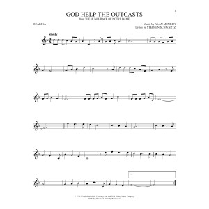 God Help The Outcasts (from The Hunchback Of Notre Dame)