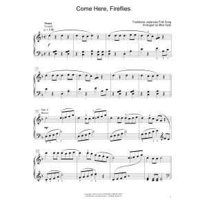 Come Here, Fireflies (arr. Mika Goto)