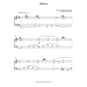 Sakura (arr. Mika Goto)