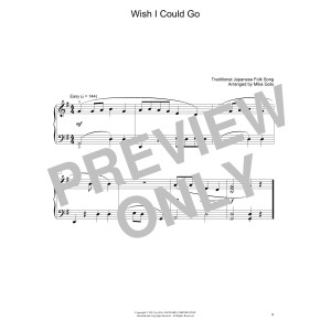 Wish I Could Go (arr. Mika Goto)