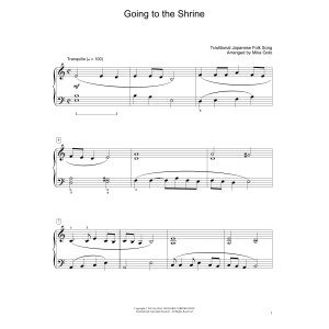 Going To The Shrine (arr. Mika Goto)