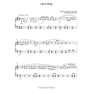 Let's Sing (arr. Mika Goto)