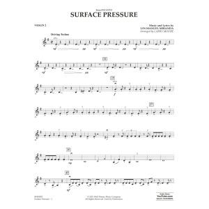 Surface Pressure (from Encanto) - Violin 2