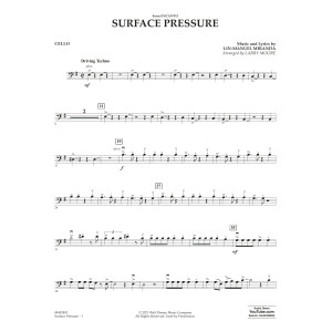 Surface Pressure (from Encanto) - Cello