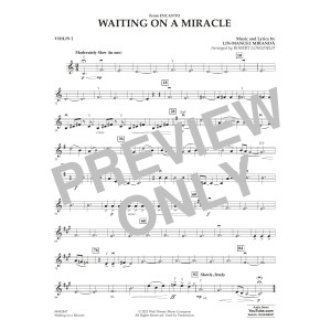 Waiting on a Miracle (from Encanto) - Violin 2