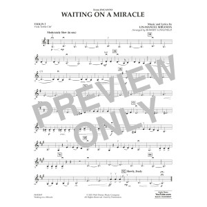 Waiting on a Miracle (from Encanto) - Violin 3 (Viola Treble Clef)