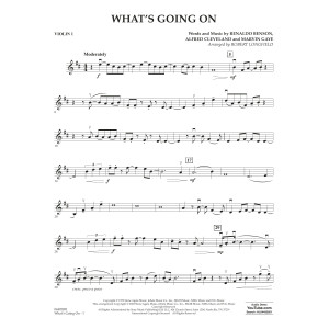 What's Going On (arr. Robert Longfield) - Violin 1