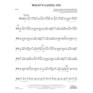 What's Going On (arr. Robert Longfield) - Bass