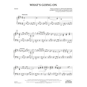 What's Going On (arr. Robert Longfield) - Piano