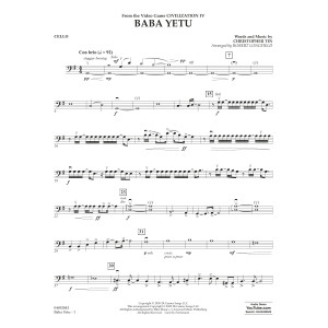 Baba Yetu (from Civilization IV) (arr. Robert Longfield) - Cello