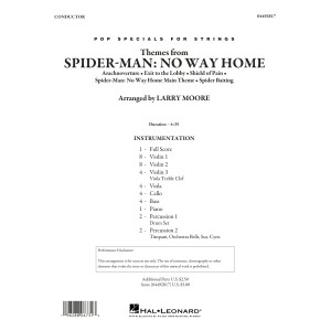 Themes from Spider-Man: No Way Home (arr. Larry Moore) - Conductor Score (Full Score)