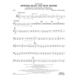 Themes from Spider-Man: No Way Home (arr. Larry Moore) - Bass
