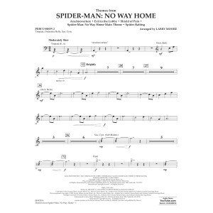 Themes from Spider-Man: No Way Home (arr. Larry Moore) - Percussion 2